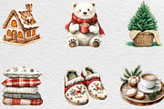 Cozy Christmas Sublimation Clipart, an Illustration by Black Bird Studio (Thumbnail 3 of 6)