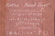 Hortus - Hand Script, a Script Font by Lilithcollageart (Thumbnail 6 of 9)