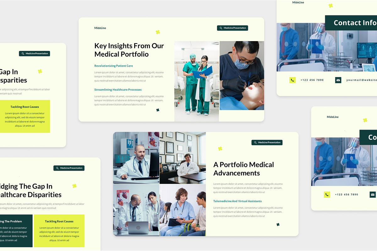 Medicine Presentation PowerPoint, a Presentation Template by Annora Studio (Photo 5 of 5)