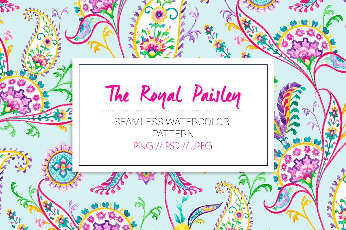 The Royal Paisley, a Pattern Graphic by TSTUDIO (Photo 9 of 9)