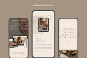 Showit Sales Page Template Coaches, a Websites & App Template by Starline Creative (Thumbnail 3 of 7)