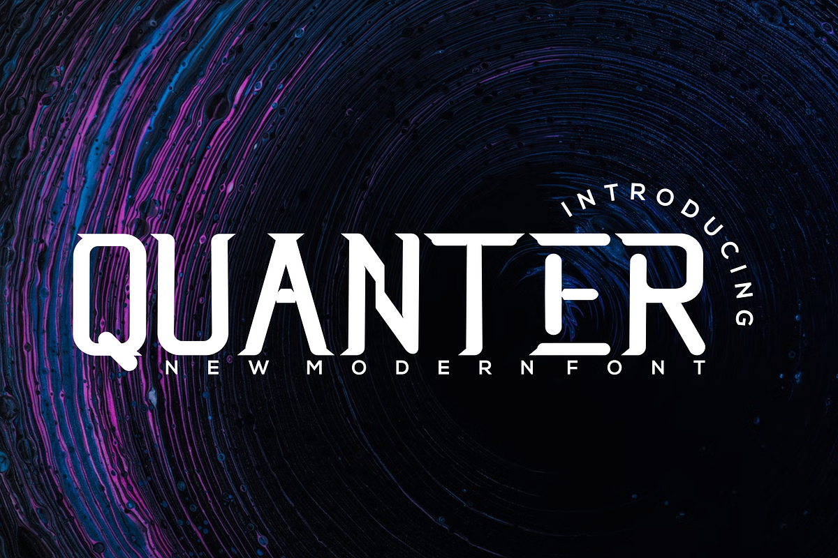 Quanter font, a Serif Font by VectorCraft (Photo 4 of 4)