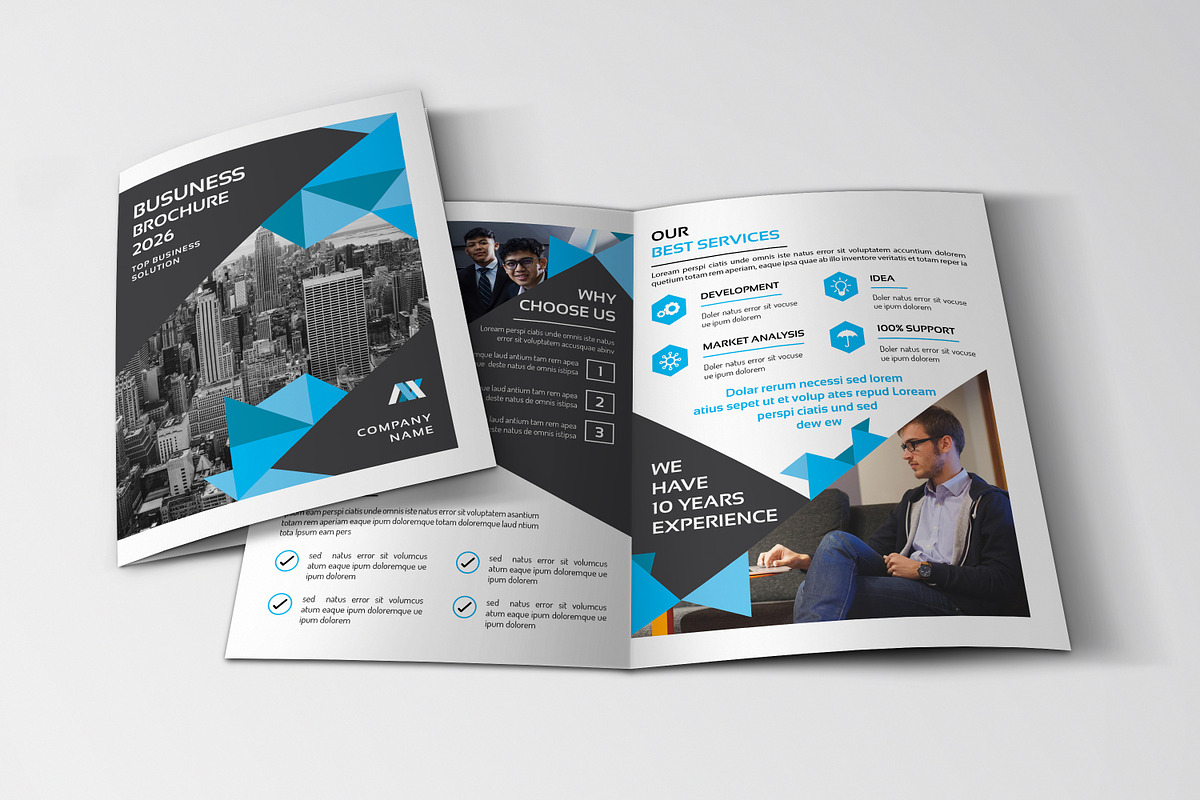 Corporate Bifold Brochure, a Brochure Template by Template Shop (Photo 4 of 5)