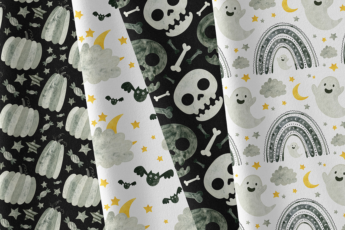 Halloween Clipart, Rainbows, Pattern, a Graphic by Valin Malin (Photo 14 of 14)