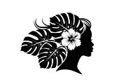 Floral Woman Face Silhouette Bundle, an Illustration by jahid234 (Thumbnail 27 of 31)