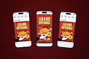 Restaurant Grand Opening Flyer Set, a Flyer Template by The Good Store (Thumbnail 2 of 2)