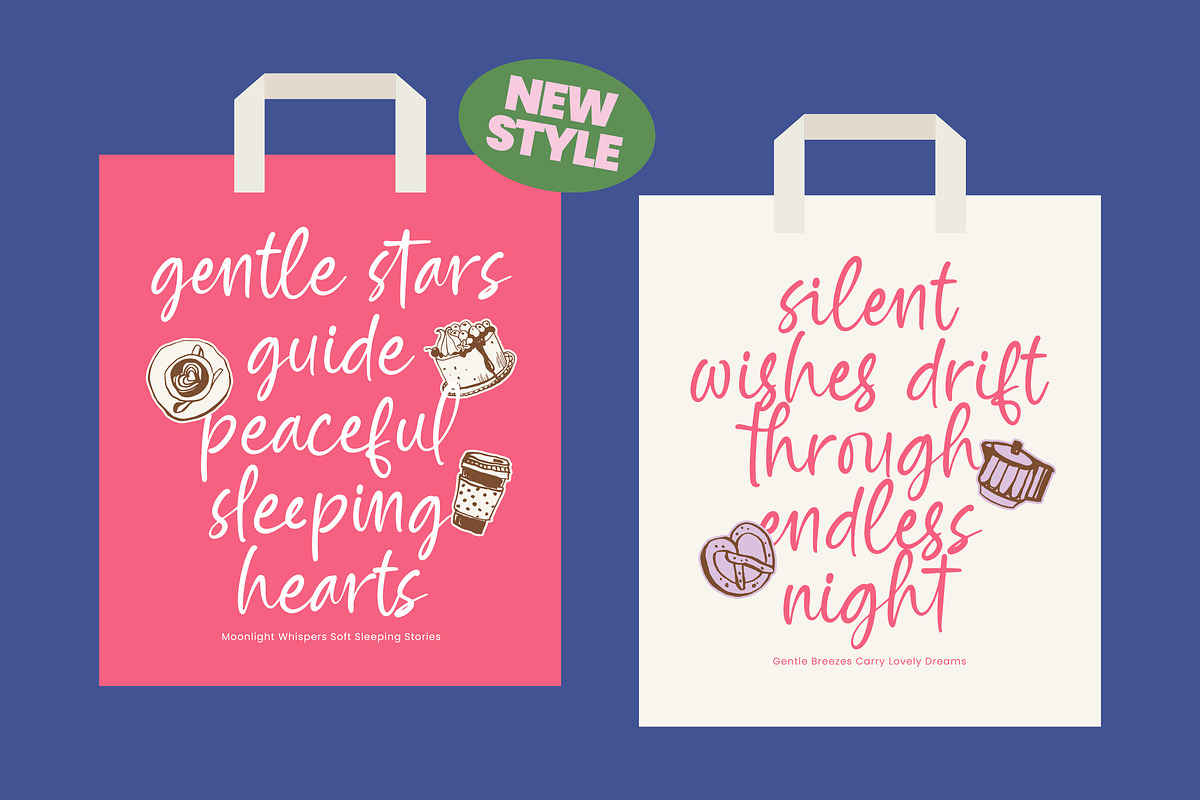 Silent Joy Modern Handwritten Font, a Script Font by Letterena Studios Script (Photo 3 of 20)