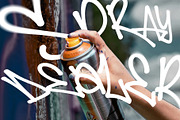 45 Bombing – Street Graffiti Font, a Blackletter Font by SemutHitam Creative (Thumbnail 3 of 9)