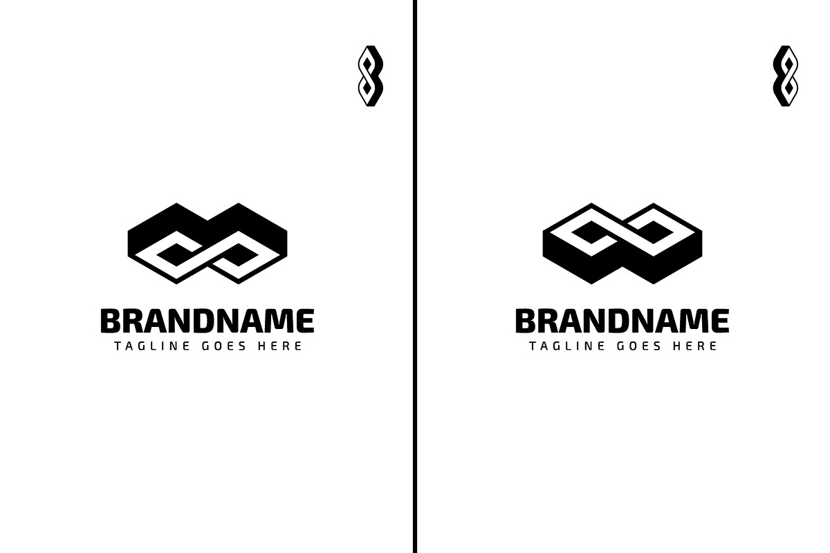 Letter B E M W Infinity Logo, a Branding & Logo Template by Pray Art Design Studio
