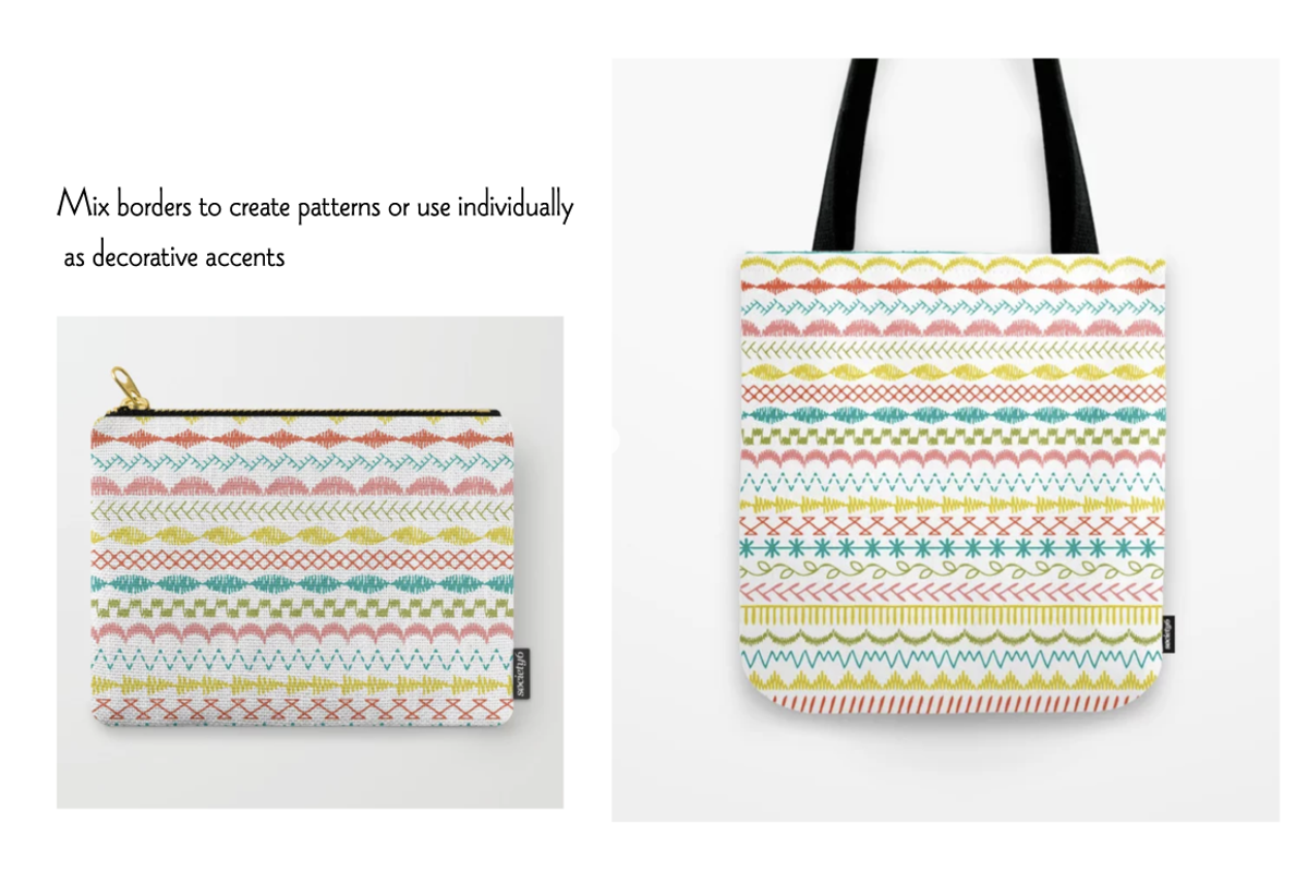 Stitch Border Patterns preview 2