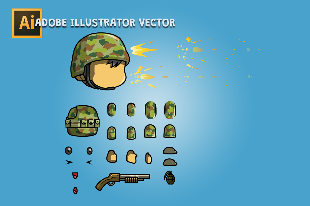 Tiny Australian Soldier, an Illustration by tokegameart (Photo 4 of 5)
