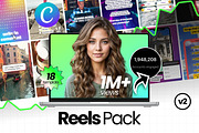 Viral Instagram Reels Templates v2, a Social Media Template by Virall (Thumbnail 1 of 11)