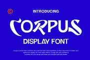 Corpus Font, a Font by Damelev (Thumbnail 1 of 8)
