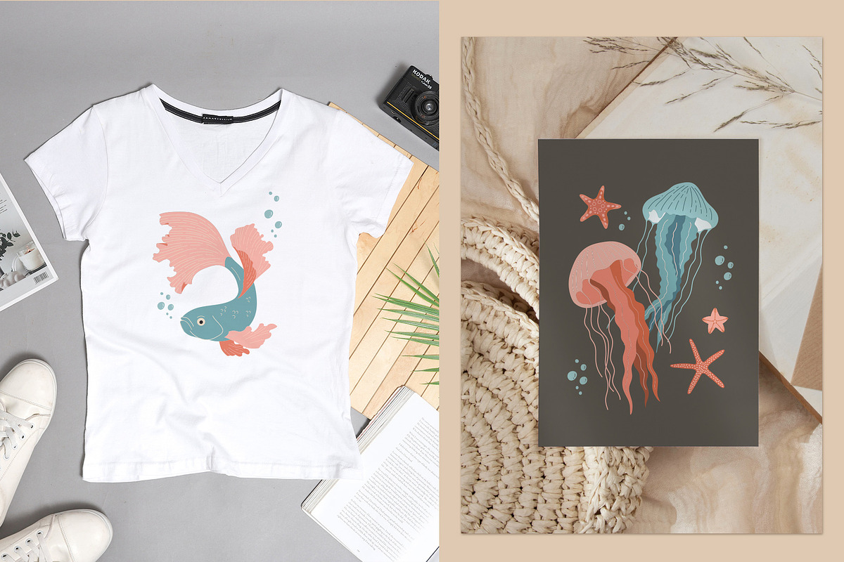 Sea Life Collection, an Animal Illustration by Nadezhda Mikhailova (Photo 17 of 18)