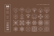 Geometry Floral Logo Kit, a Branding & Logo Template by KetteCreate (Thumbnail 4 of 17)
