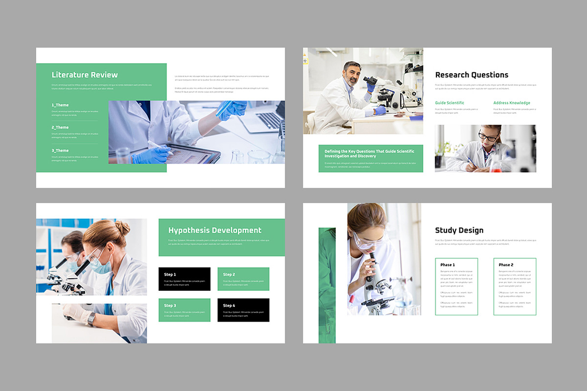 Scientific Presentation template, a Presentation Template by White Graphic (Photo 4 of 11)