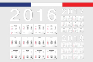 Collection Of French Calendars