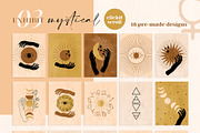 Poster Bundle Mystical Women Modern, a Decorative Illustration by Kaya Fonts (Thumbnail 6 of 23)