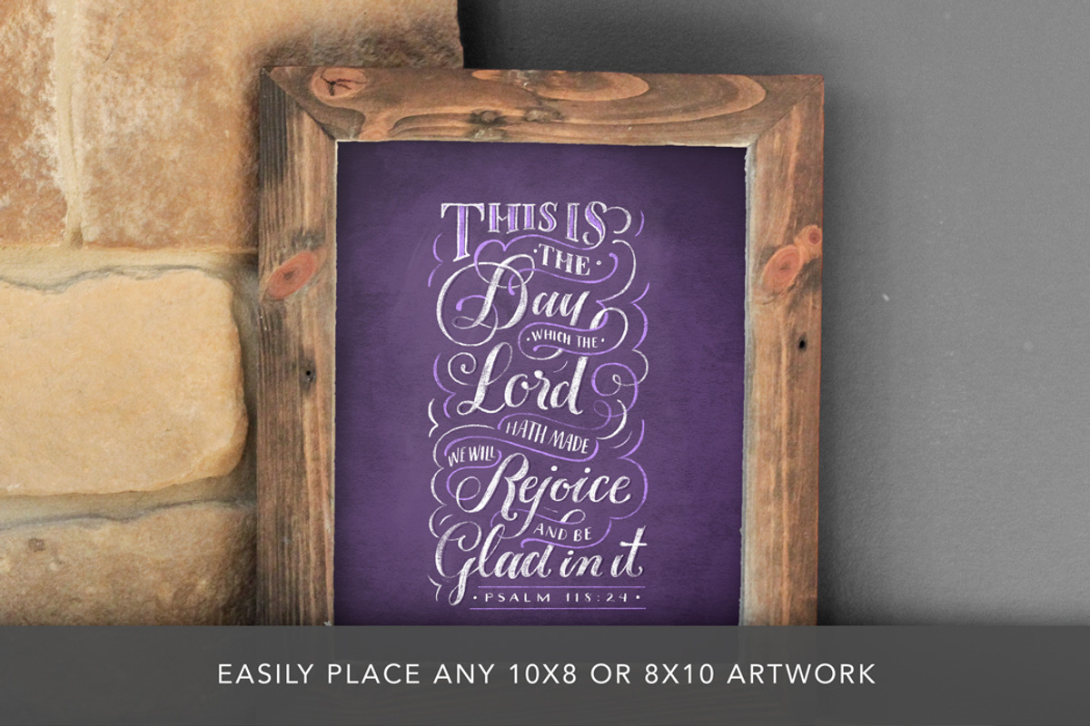 8x10 Rustic Hearthside Frame Mockup, a Mockup by Ornaments of Grace (Photo 4 of 6)