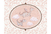 Under Mama's Wings Nursery Pattern, a Pattern Graphic by MouseGrey (Thumbnail 9 of 13)