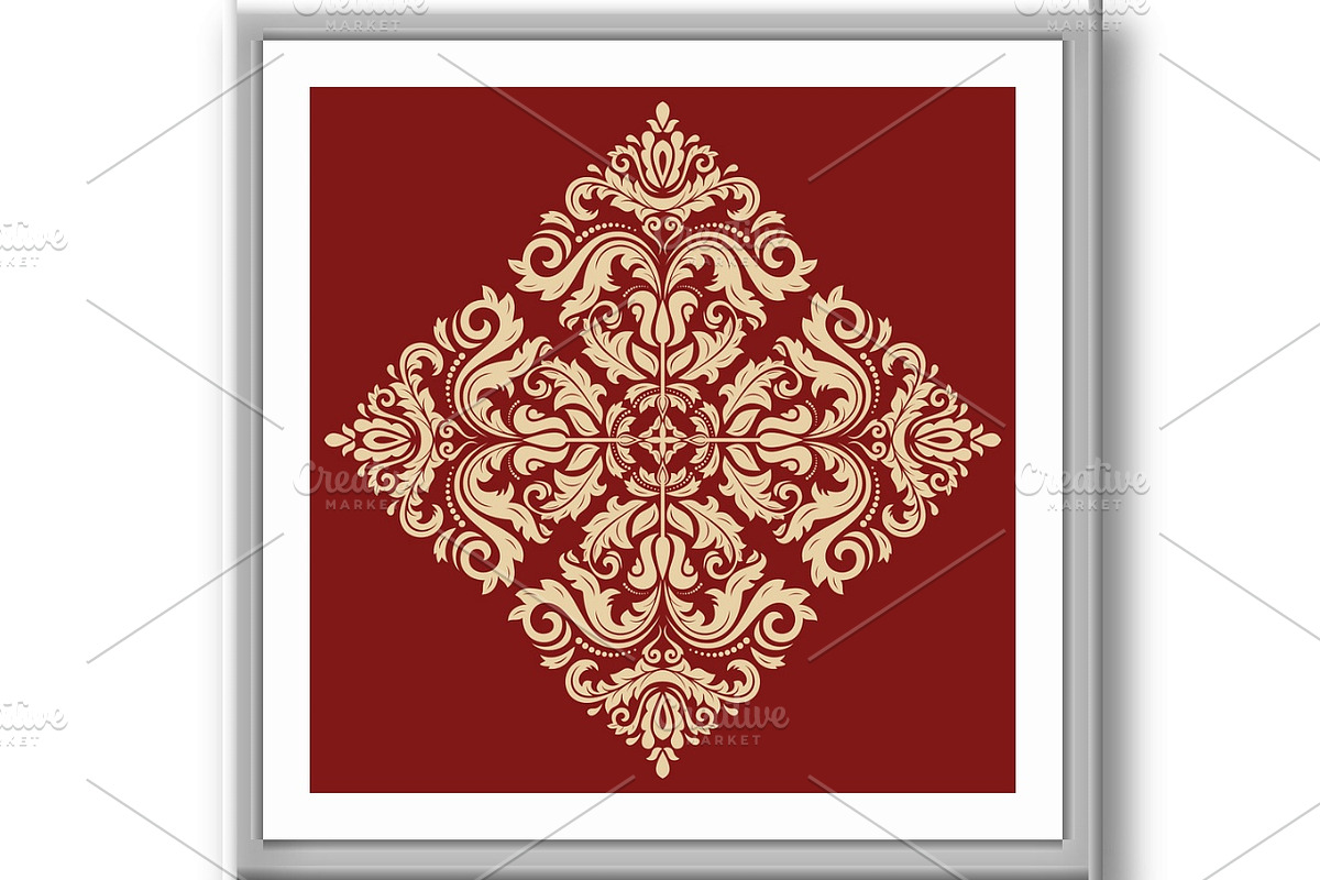 Classic Vector Fine Pattern With, a Pattern Graphic by FineArtStudio (Photo 3 of 3)