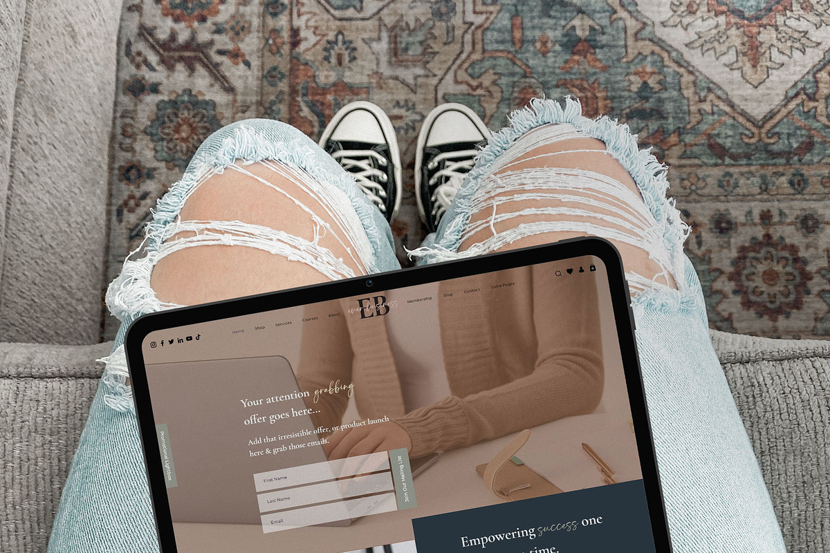 EverBusiness Wix Website Template, a Wix Template by Girl Boss From Home (Photo 7 of 7)