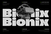 Bionix - Futuristic Bold Font, a Sans Serif Font by limitype (Thumbnail 1 of 13)