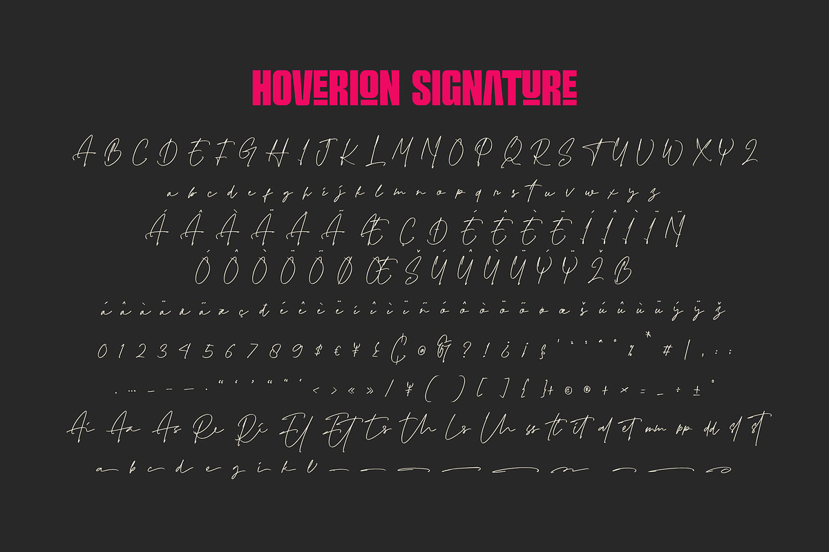 Hoverion - Sans & Signature Font Duo, a Sans Serif Font by Variatype (Photo 11 of 12)