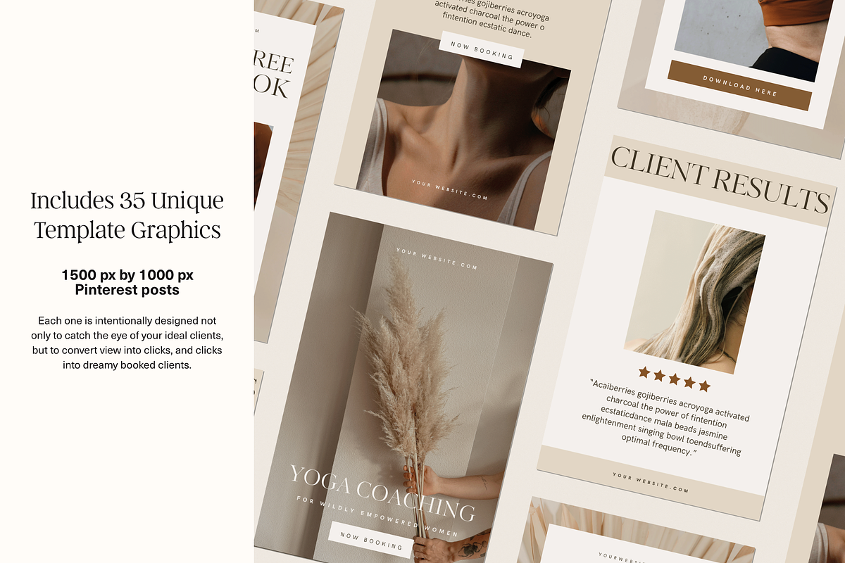 Canva Pinterest Marketing Templates, a Marketing Template by Glo Design Studio (Photo 2 of 10)