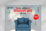Furniture Social Media Banner Design, a Marketing Template by Photoshop Action (Thumbnail 9 of 26)