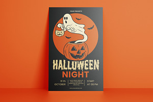 Halloween Night Event Template, a Flyer Template by Sandypramana