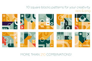 Fun Geometry pattern bundle., a Pattern Graphic by lisa_kalev (Thumbnail 13 of 22)