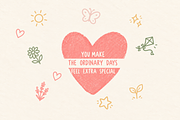 Lovely Days – Playful Font, a Handwritten Font by cocodesign (Thumbnail 4 of 8)