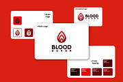 Set of Blood Donor Logo designs, a Branding & Logo Template by Lucky Creative (Thumbnail 3 of 5)