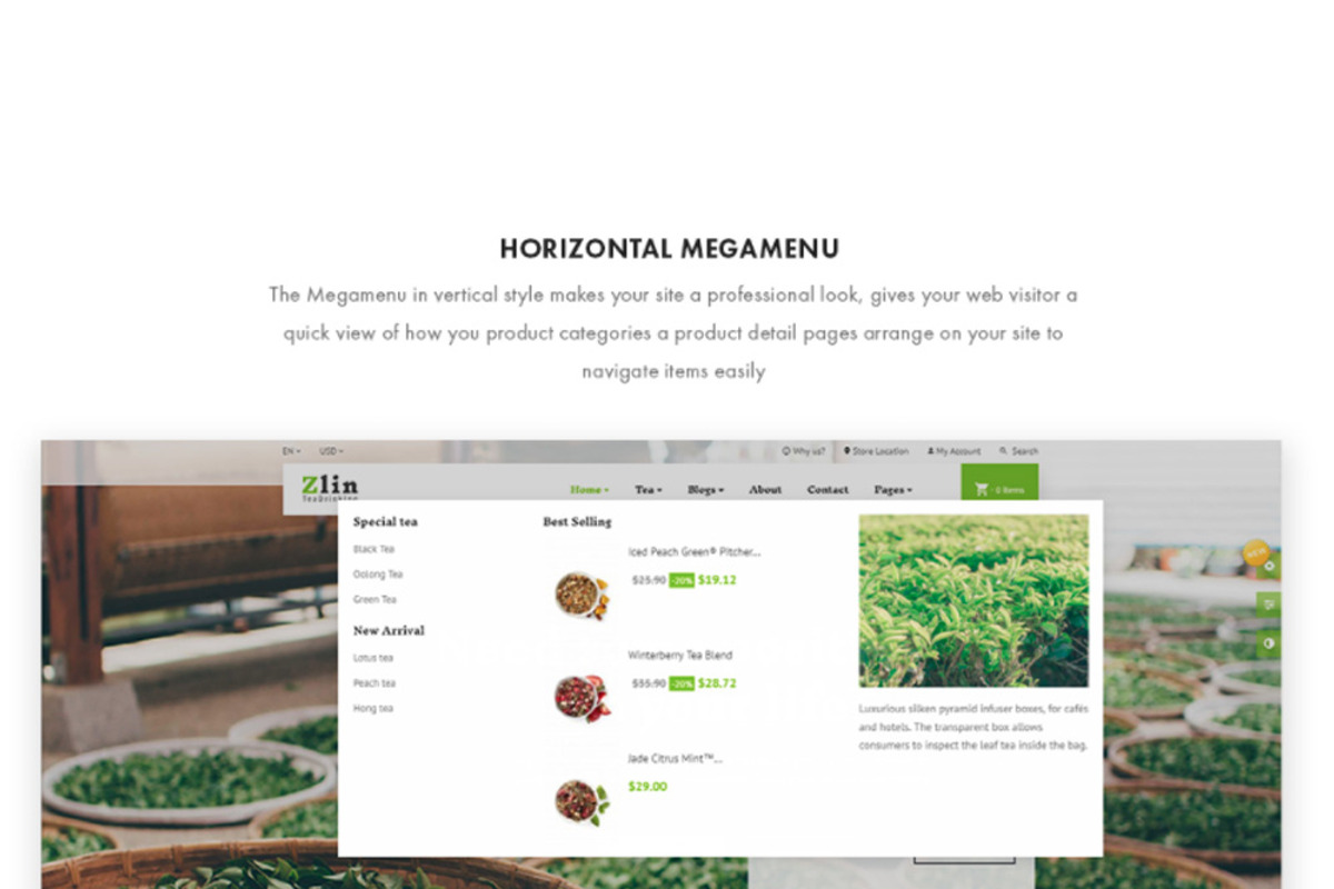 Leo Zlin - Tea Shop, a Bootstrap Template by LeoTheme (Photo 5 of 8)