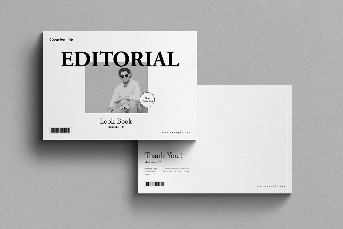 Editorial Look-Book Landscape, a Magazine Template by E-Type (Photo 7 of 7)