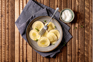 Homemade Ravioli Pasta Plate Top, a Food & Drink Photo by Natasha Breen