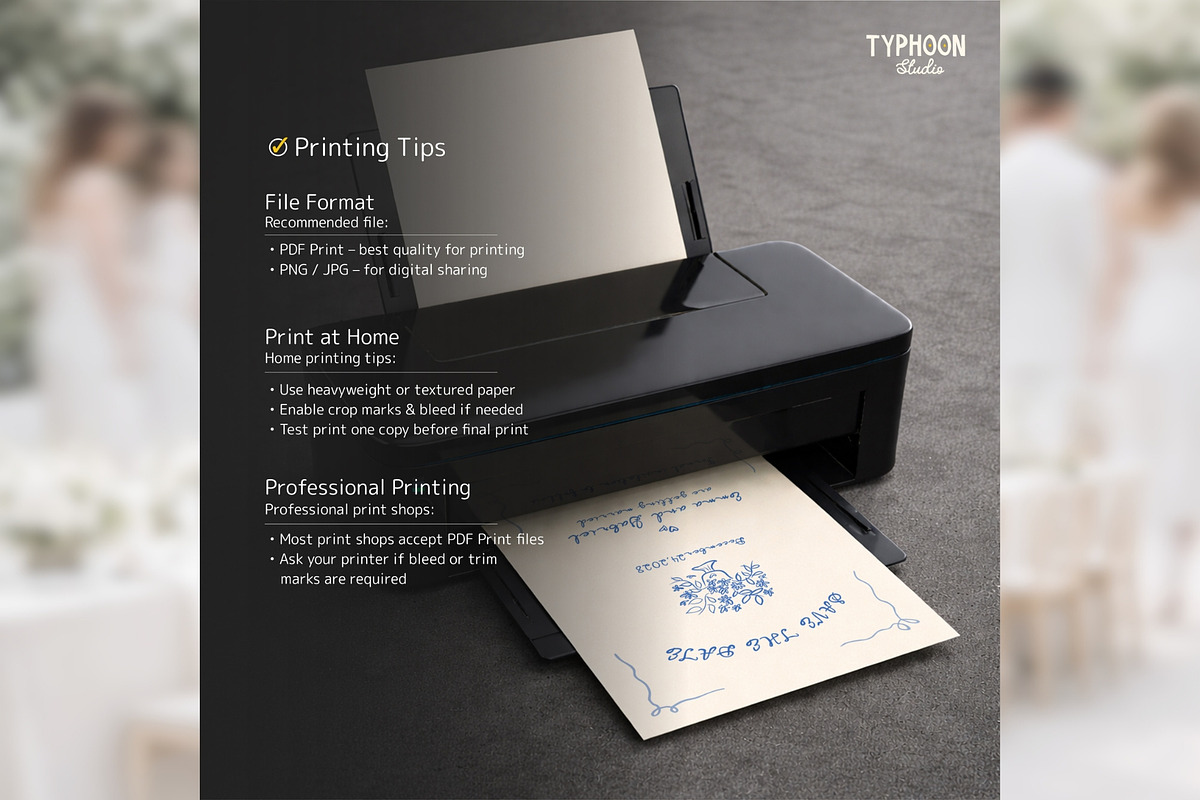 Modern Elegant Save Date Canva bd009, an Invitation Template by TyphoonStudio (Photo 8 of 10)