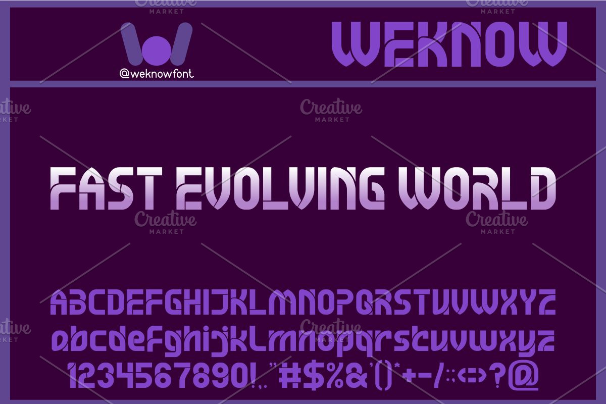 Professional Skills font, a Font by weknow (Photo 3 of 8)