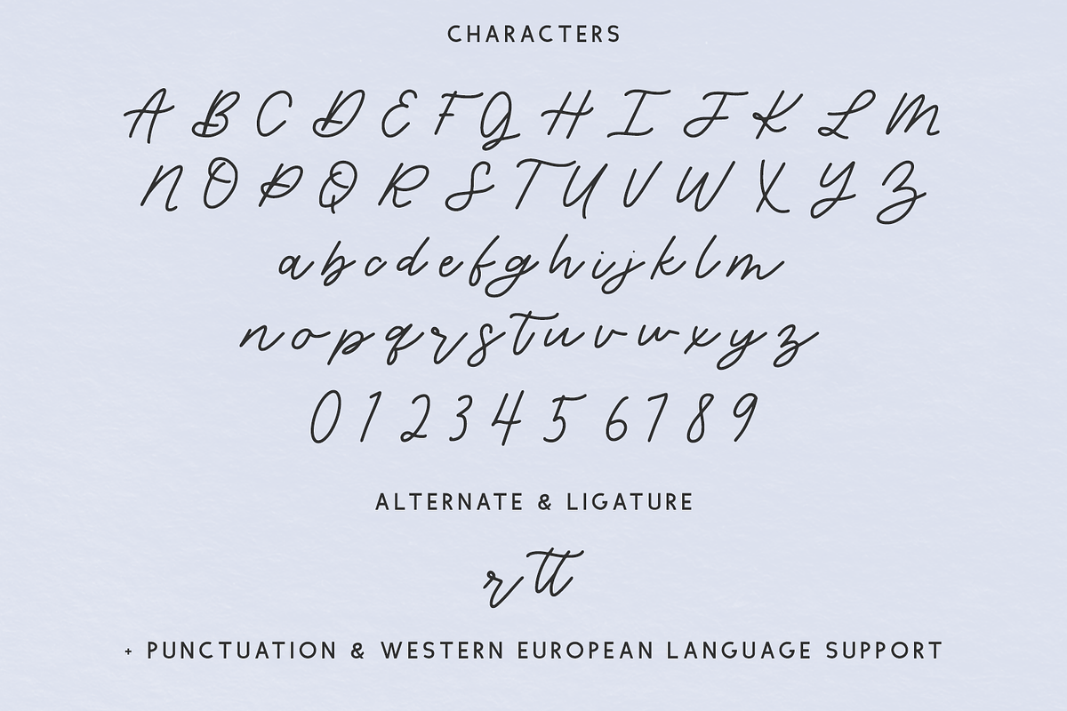 Mistral Script, a Handwritten Font by Beck McCormick (Photo 10 of 10)