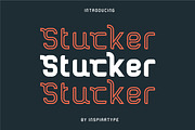 Stucker - Regular, Bold & Inline, a Sans Serif Font by Inspiratype (Thumbnail 1 of 10)
