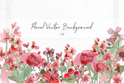 Floral vector invitation, BG 06, an Illustration by May • SHO (Thumbnail 4 of 4)