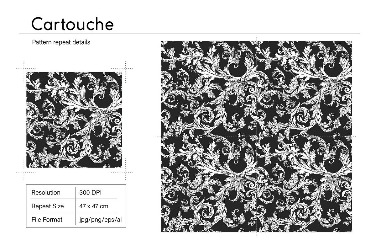 LUXURY ORNAMENTAL SCROLL PATTERN PAC, a Pattern Graphic by Sonulkaster (Photo 3 of 10)
