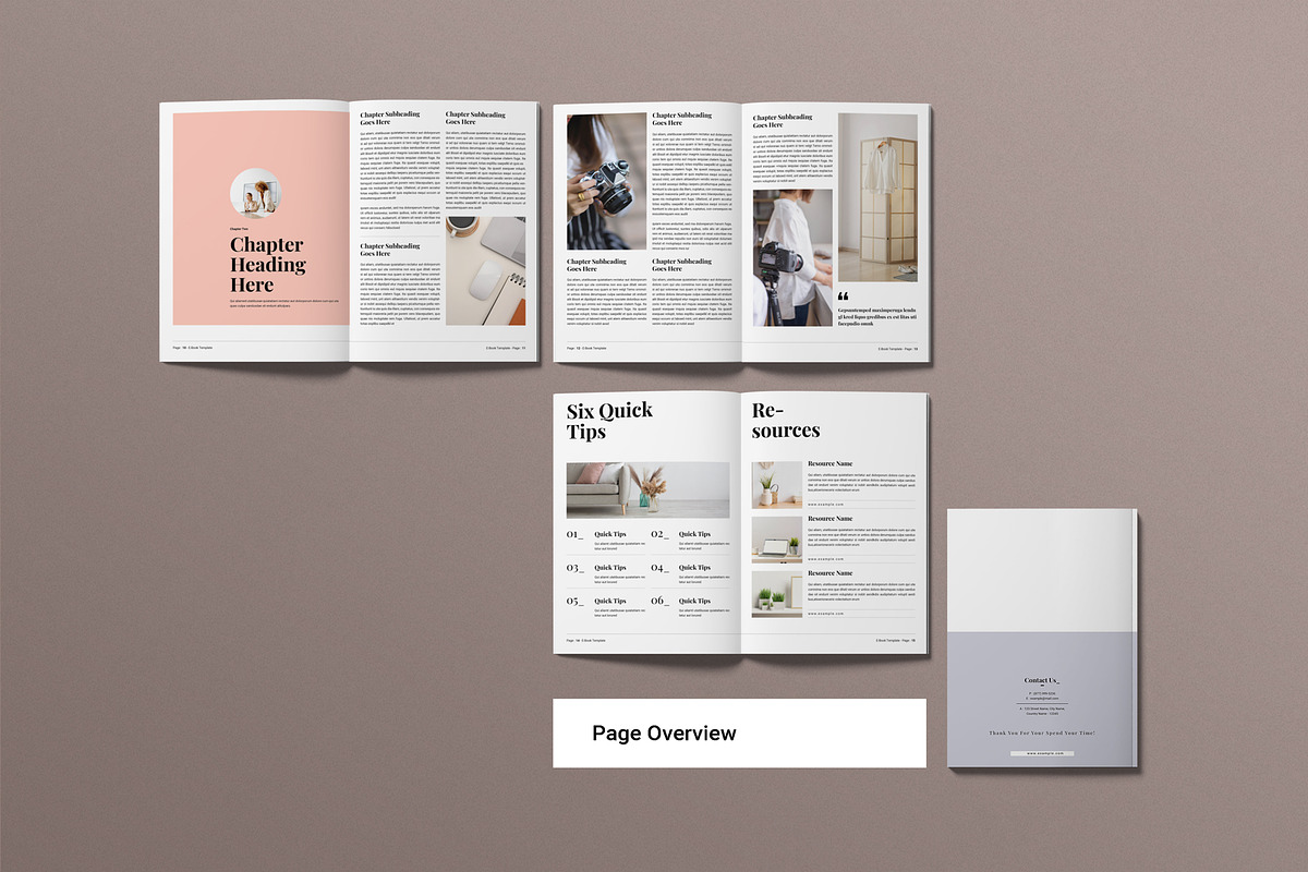 E-Book Template, a Magazine Template by Work-Envance (Photo 8 of 8)