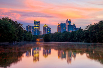 Atlanta sunset stock photo containing atlanta and georgia, an Architecture Photo by f11photo