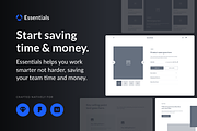 Essentials Wireframe Kit, a Wireframe Template by UI Vault (Thumbnail 4 of 6)