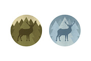 Forest Animals Emblem Collection, an Animal Illustration by PsychocheArt (Thumbnail 5 of 9)