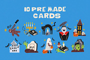 Trick or Treat. Halloween clipart, a Seasonal Illustration by Luamor (Thumbnail 5 of 10)