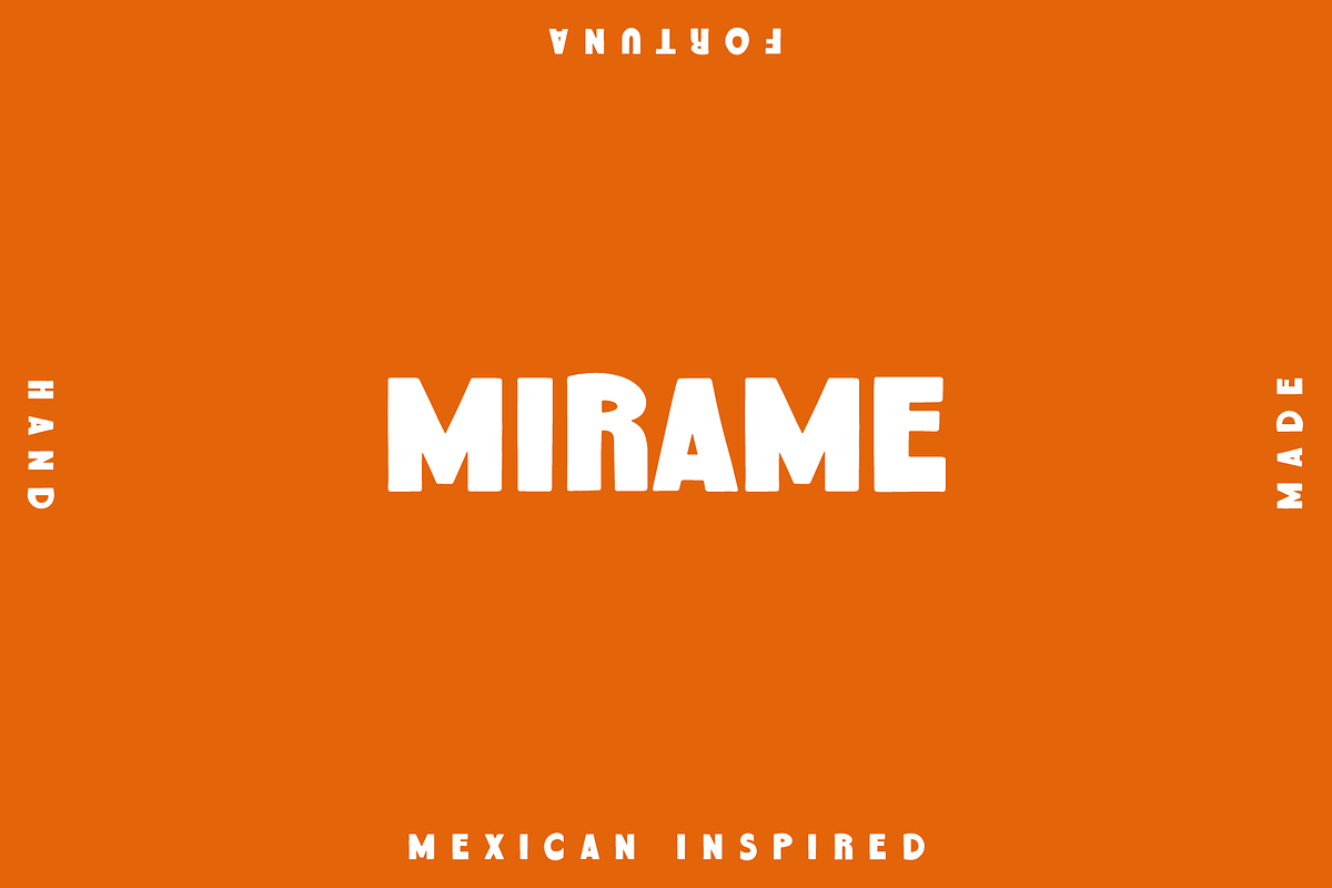 Mírame: Hand Drawn Sans Serif, a Sans Serif Font by Fortuna Font Foundry (Photo 1 of 4)