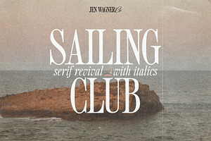 Sailing Club Nostalgic Serif